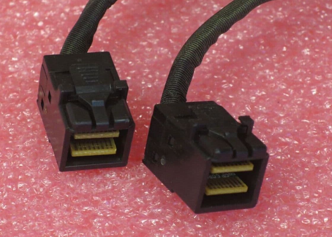 2x Mini SAS HD to Mini SAS HD SFF8643 to SFF8643 25CM 6017B0545801