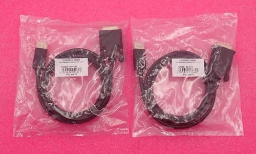 2x NEW Connekt Gear 2m DisplayPort Male to DVI-D Male Display Cable 26-6120
