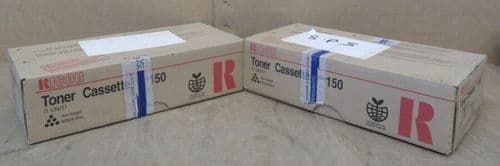 2x New Ricoh Black Toner Cassette Type 150 Fax 2400L 2700L 3700L 3700M 4800L