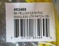 3 x C2C 83468/83469 New Cat6 Ethernet Network RJ45 Patch Cables 2/3M Yellow