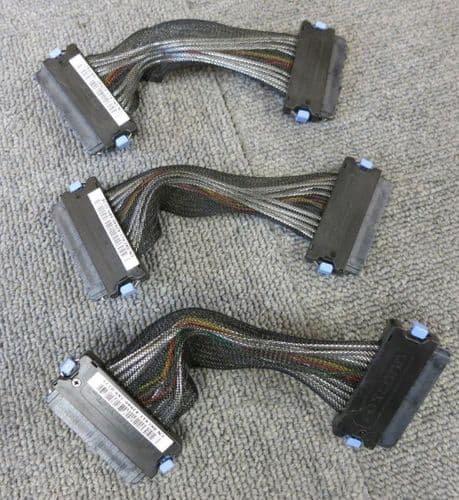 3 x Dell 0KC411 KC411 PowerEdge 2950 Internal SAS Card to Backplane Cable