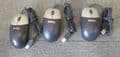 3 x Dell M-UVDEL1 C8639 TC343 Blue And Silver USB Wired 3-Button Optical Mouse