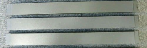 3 x HP 383348-001 19" 1U Grey Plastic Rack Server Cabinet Blanking Plate Panel