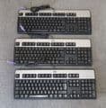 3 x HP SK-2880 434820-031 435302-031 Black/Silver PS/2 Wired UK QWERTY Keyboard