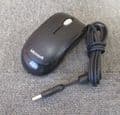 3 x Microsoft MSK-1113 X821908-002 Black USB Wired 3-Button Basic Optical Mouse