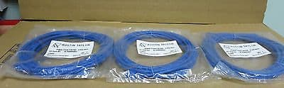 3 x New Austin Taylor Cat5e Patch Leads 5m Blue RJ45 -P/N 9CAB005002