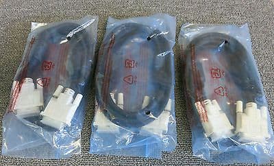 3 x New High Quality DVI Digital Single Link Male To Male Cable Black