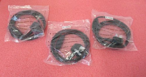 3 x New Pro Elec PL15204 PELR0049 UK Mains M To IEC C15 F Hot Condition Cable 2M