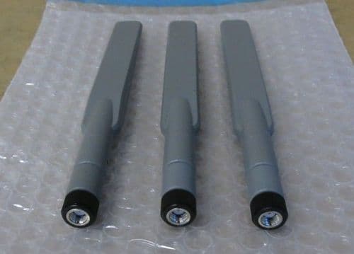 3 x Removable Screw In Antenna's D Link Access Aerials 2.4GHZ - 2.5GHz