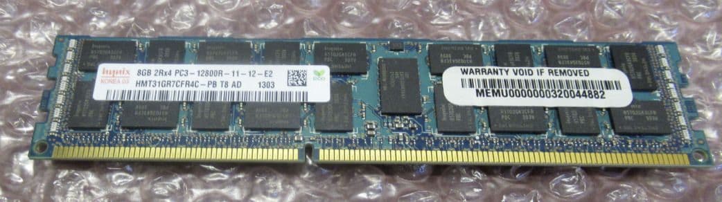 Hynix 8GB 2Rx4 PC3-12800R DDR3-1600 ECC Registered RDIMM Server Memory