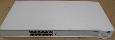 3COM 3C16610 Superstack 2 II 12-Port Dual Speed Hub 500