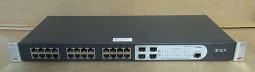 3Com Baseline Switch 2924 - SFP Plus 3CBLSG24 24-Ethernet Port Managed Switch