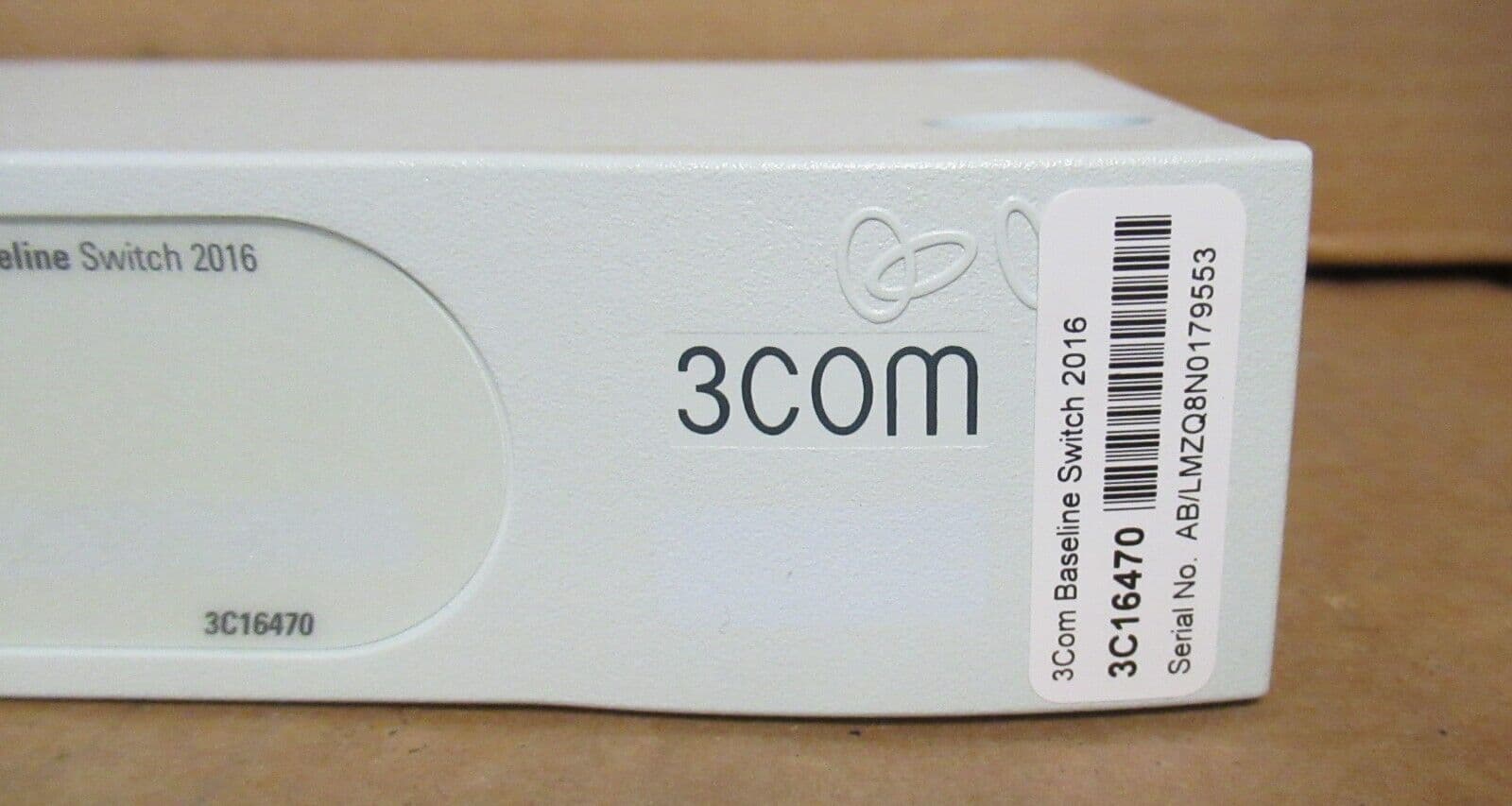 3Com SuperStack 3 Baseline 10/100 16-Port Ethernet Switch - 3C16470