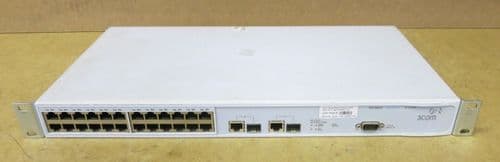 3Com SuperStack 3 Layer 10/100 24 Port Network Switch 3226 3CR17500-91