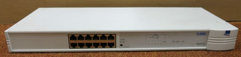 3Com SUPERSTACK II 12 PORT Base Line HUB 1644-010-000 3C16440