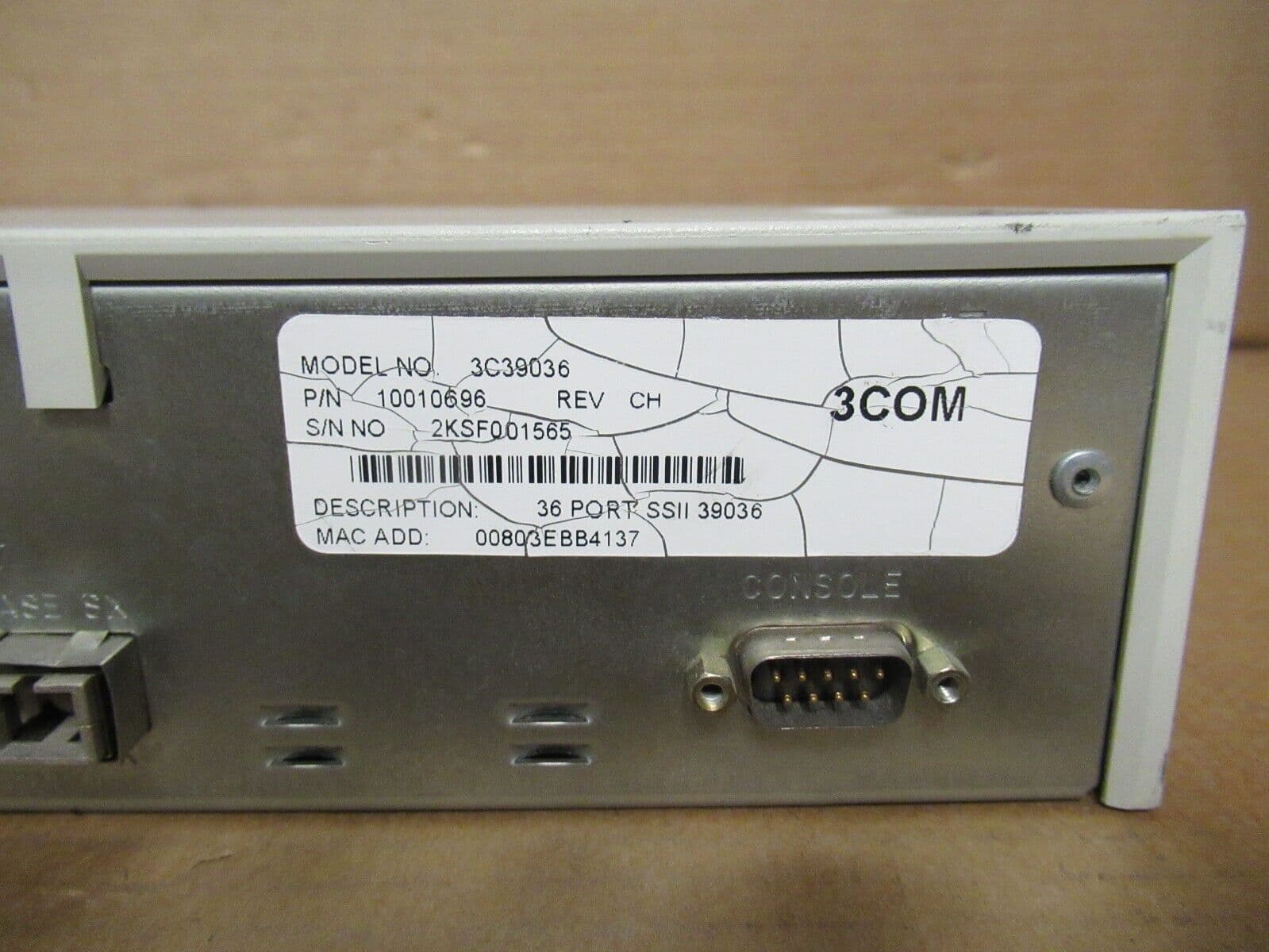 3COM SuperStack II Switch 3900 36-Port Managed Stackable Switch - 3C39036