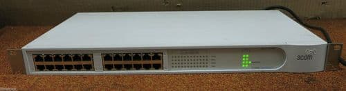 3Com Superstack III 3300XM 24-Port Network RJ45 Ethernet Switch, 3C16985B