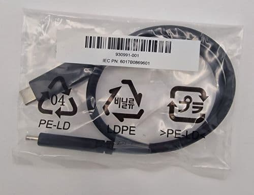 3x NEW HP Elitepos G1 USB-C to USB-C 0.5M Cable Black 930991-001