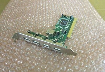 4 Port USB Expansion / Expander - Card, Board, HUB SIMT010C