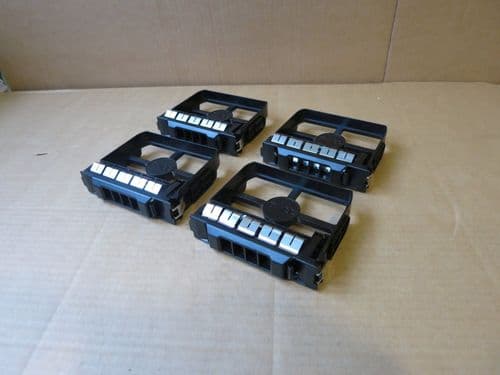 4 x Dell 07JWHY PowerEdge R310 R410 R510 R710 3.5" Hard Drive Caddy Inserts