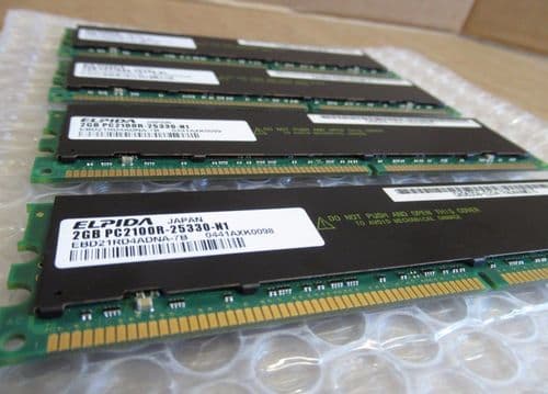 4 x Fujitsu CA06308-E204 2GB PC2100R