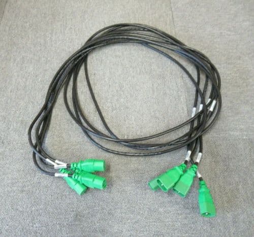 4 x IBM EMC 98Y4624 U1.6-N1P1 C14 Male To C13 Female Power Cable 2.2M / 7.2FT