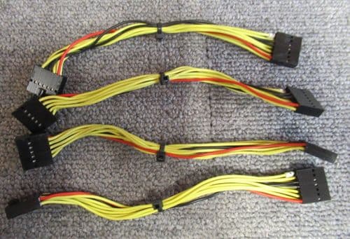 4 x Molex 14-Pin C-Grid III Female To 14-Pin C-Grid III Female 170mm Cable