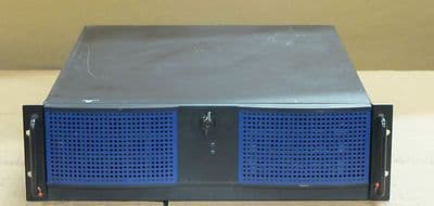 4U Rackmount Black PC Intel Core 2 Extreme 2.93Ghz, 4 x 1024Mb, 250Gb HDD