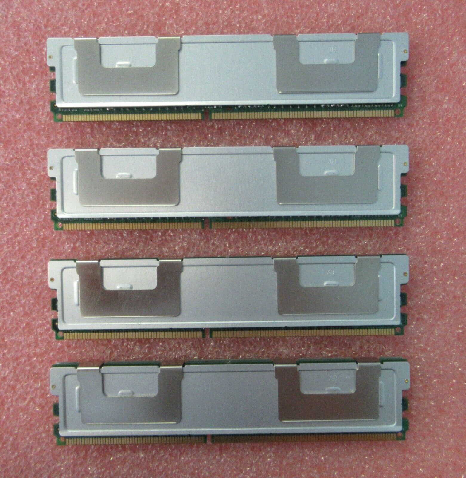 4x 1GB 4GB Fujitsu Samsung DDR2-667MHz PC2-5300F 240-P ECC