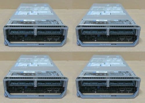 4x Dell PowerEdge M630 Blade Server CTO 2 x heatsinks Dual 10GB NDC