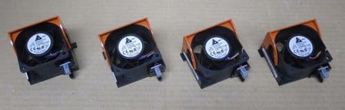 4x Dell PR272 YW880 PowerEdge 2950 Fan Assembly 60x60x38mm 12v 1.68A PFC0612DE