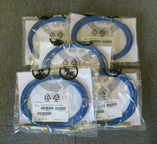 5 x New HP 653728-003 5M Premier Flex LC To LC Multi-Mode OM4 Fibre Optic Cable