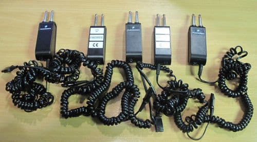 5 x Plantronics P10H/B High-Gain Plug-Prong Headset Amplifier, Answering Systems
