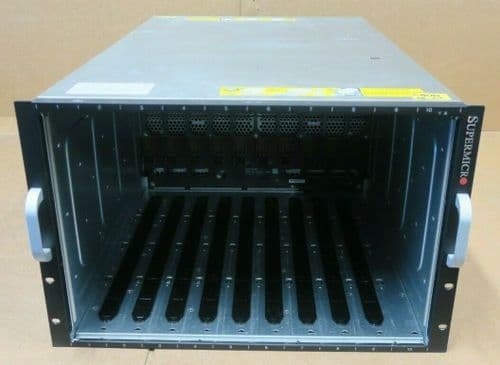 5 x Supermicro SuperBlade SBE-720E-R75 10-Blade 7U Server + 1 x SBI-7228R-T2X - 403211588276