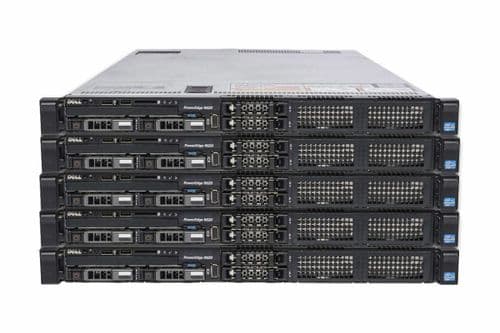 5x Dell PowerEdge R620 2x 8C E5-2670 2.6Ghz 16GB Ram 2x 600GB 10K HDD 1U Server