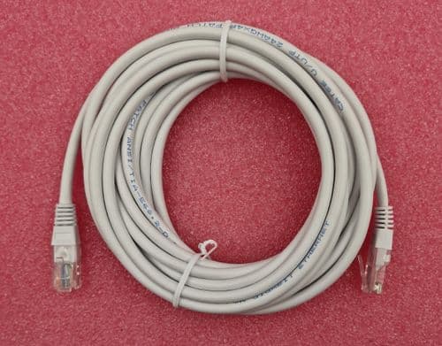 5x NEW Cablenet L67-8050 5m White CAT5e UTP Ethernet Patch Cable RJ45