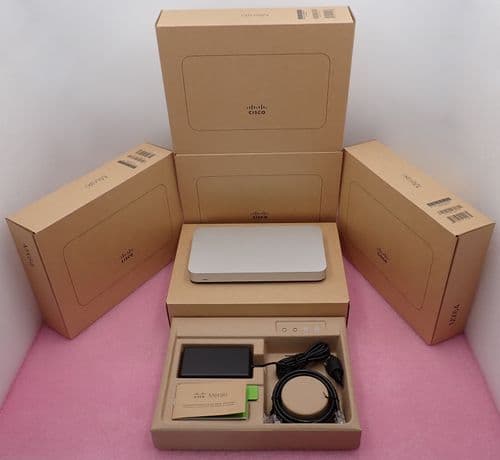 5x NEW Cisco Meraki MX64-HW Cloud Managed Security Appliance Firewall UNCLAIMED