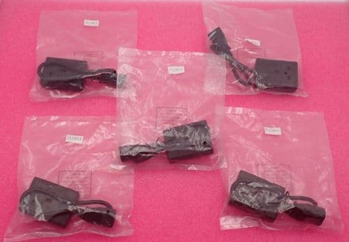 5x NEW Power Elec 1-Way IEC C14 to Single 13A UK Socket 0.5M Power Lead PL15014