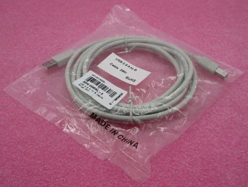 5x NEW USB 2.0 Beige PC Data Cable 10ft 3m 3 Meter Type A to Type B - 2585NL-3