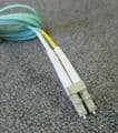 6 x 2M Fibre Optic Multi-Mode Duplex OM2 Green LC To LC Patch Lead Cable