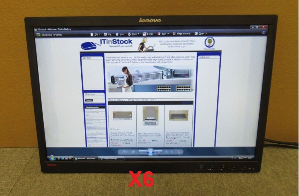 6 x Lenovo ThinkVision LT2252PWA 2572MB1 22