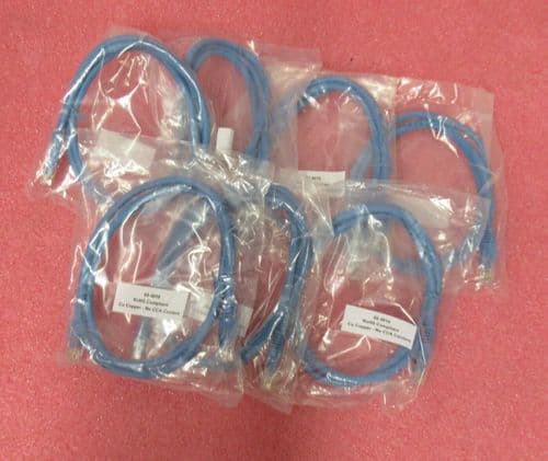 7 x New CableNet 60-4010 1m Cat6 RJ45 Violet U/UTP PVC 24AWG Patch Cable