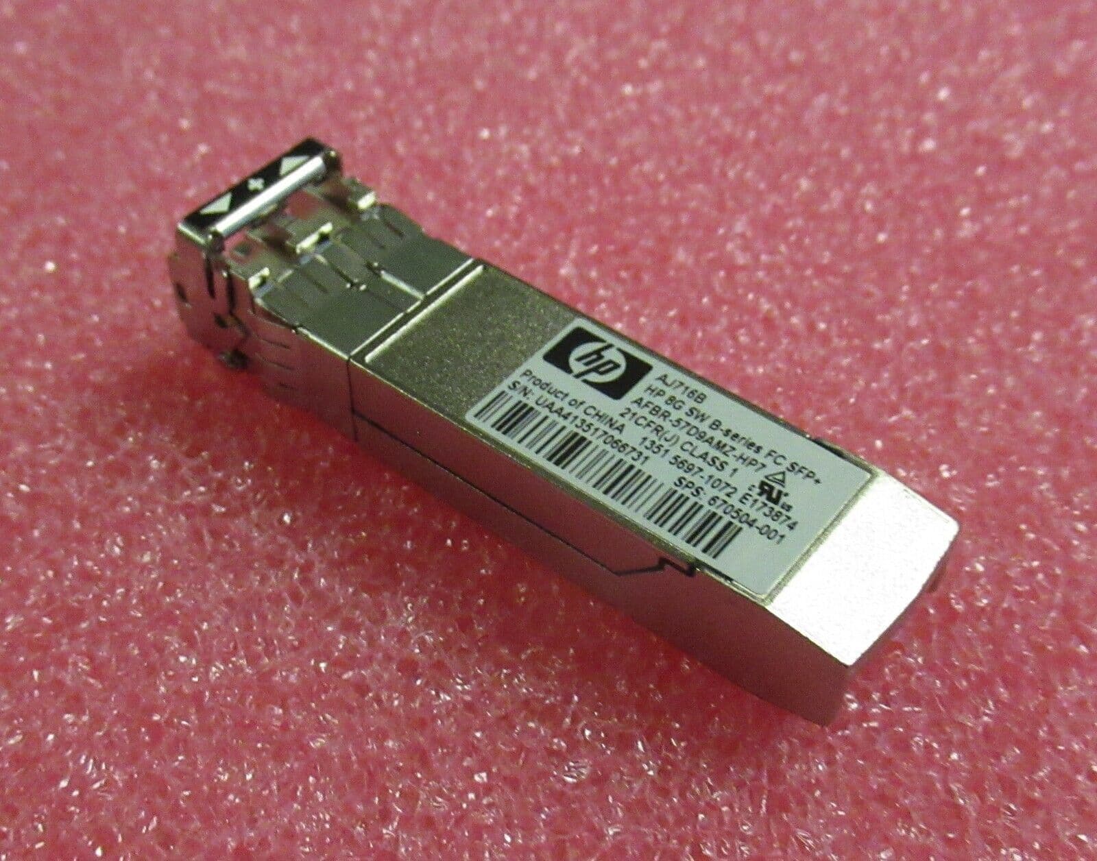 SFP + Ricetrasmettitore Originale HP 8 GB Serie B SW Canale In - Foto 2