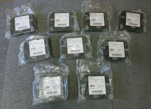 9 x New IBM 5755A53 AS/400 V3 System Data Cartridges Cassette Tape 1/2" CST