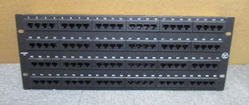 96 Port 4U 19" Rack Mountable Cat5e RJ45 Network UTP Punchdown Patch Panel