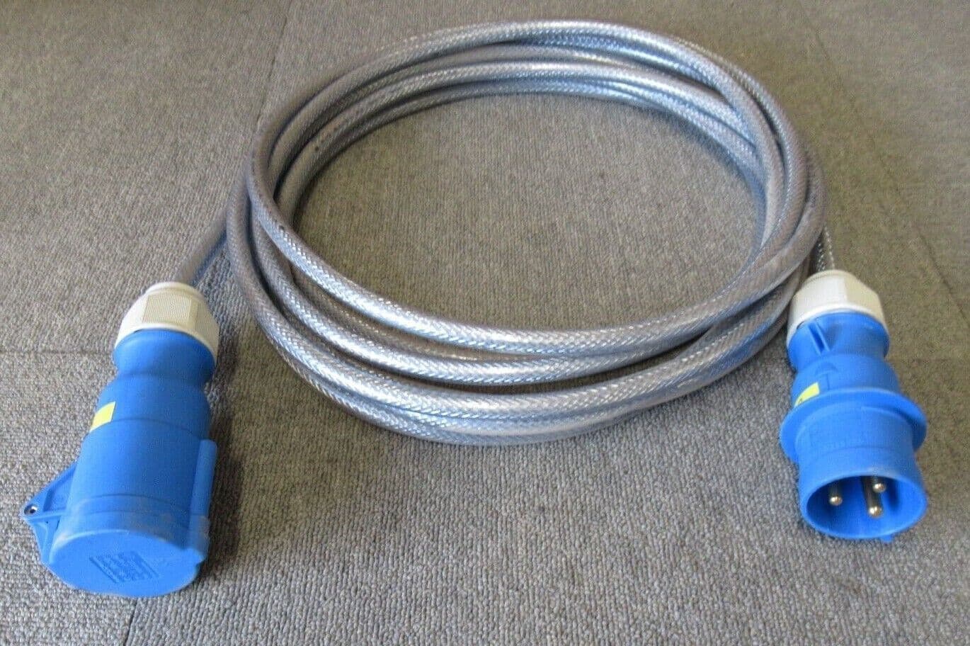 9M Plug To Socket Single Phase 32A 240V Commando Power Extension Cable Grey