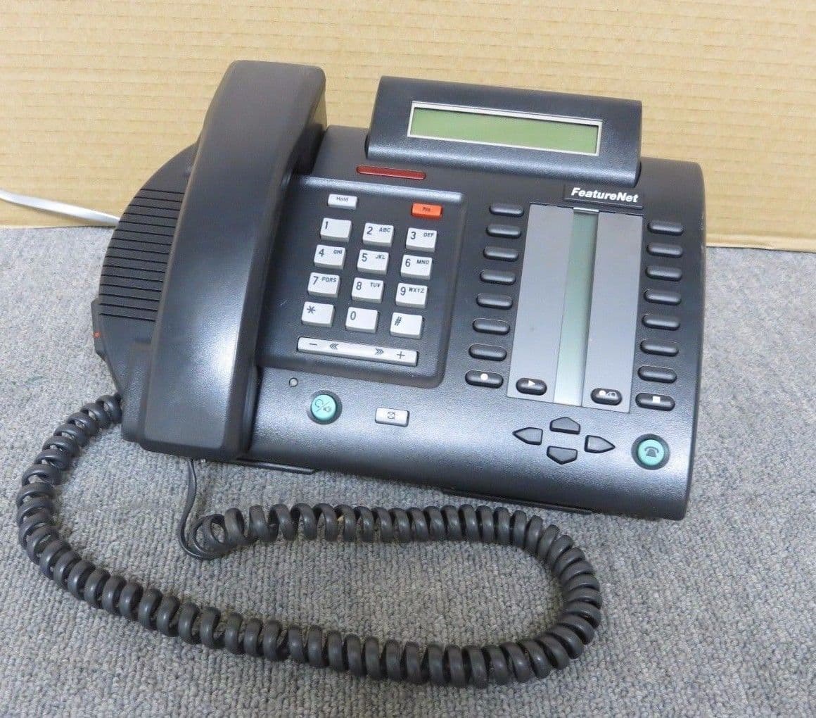 Featurenet Aastra Telecom A1613-8000-02-00 M6320 Charcoal BT FeatureNet Telephone