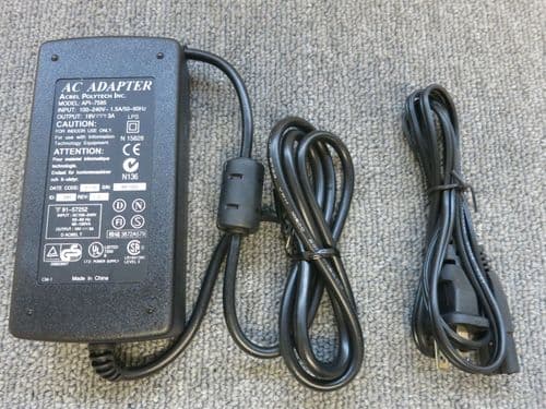 AcBel Polytech API-7595 Laptop AC Power Adapter 19V 3A for Toshiba 45W Global