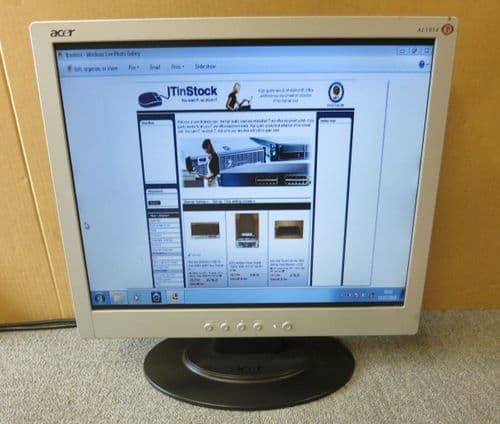 Accer AL1914S ET.1914P.014 Silver 19" LCD TFT Flat Screen Colour Monitor VGA
