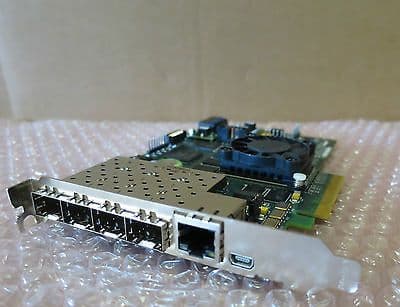 Accolade ANIC-4000 10 nS IEEE1588 TCXO Quad Port GigE 8 Lane PCI Express Card